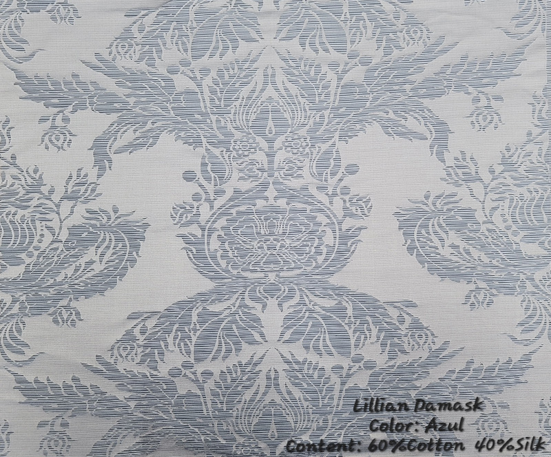 LILLIAN DAMUSK fabric collection cover - Catania Silks